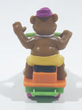 1991 McDonald's Hanna Barbera Yogi Bear Cartoon Character on Jet Ski Rev-Up and Go Toy Figure