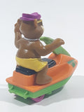 1991 McDonald's Hanna Barbera Yogi Bear Cartoon Character on Jet Ski Rev-Up and Go Toy Figure