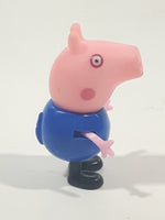 Peppa Pig George Pig 2" Tall Plastic and Rubber Toy Figure