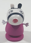2003 ABD Peppa Pig Zoe Zebra 1 5/8" Tall Toy Figure