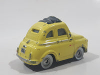 Disney Pixar Cars Fiat 500 Luigi Yellow Die Cast Toy Car Vehicle