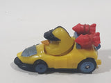 2009-2013 Rovio Angry Birds Go! TelePods Chuck's Mega Rocket Yellow Toy Car Vehicle #A6028