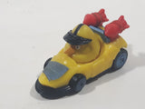 2009-2013 Rovio Angry Birds Go! TelePods Chuck's Mega Rocket Yellow Toy Car Vehicle #A6028