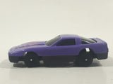 Unknown Brand Corvette Purple Die Cast Toy Car Vehicle