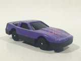 Unknown Brand Corvette Purple Die Cast Toy Car Vehicle