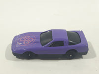 Unknown Brand Corvette Purple Die Cast Toy Car Vehicle