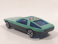 Unknown Brand 929H Teal Die Cast Toy Car Vehicle