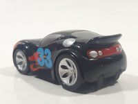 2009 Spin Master #33 Black with Flames Die Cast Toy Car Vehicle