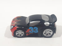 2009 Spin Master #33 Black with Flames Die Cast Toy Car Vehicle