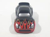 2009 Spin Master #33 Black with Flames Die Cast Toy Car Vehicle