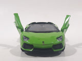 MSZ Lamborghini Aventador LP 700-4 Convertible Green 1/43 Scale Die Cast Toy Car Vehicle with Opening Doors