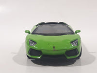 MSZ Lamborghini Aventador LP 700-4 Convertible Green 1/43 Scale Die Cast Toy Car Vehicle with Opening Doors