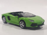 MSZ Lamborghini Aventador LP 700-4 Convertible Green 1/43 Scale Die Cast Toy Car Vehicle with Opening Doors