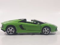 MSZ Lamborghini Aventador LP 700-4 Convertible Green 1/43 Scale Die Cast Toy Car Vehicle with Opening Doors