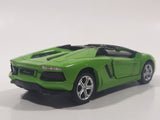 MSZ Lamborghini Aventador LP 700-4 Convertible Green 1/43 Scale Die Cast Toy Car Vehicle with Opening Doors