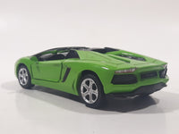 MSZ Lamborghini Aventador LP 700-4 Convertible Green 1/43 Scale Die Cast Toy Car Vehicle with Opening Doors