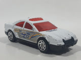 2004 Burger King Matchbox Police Car White Die Cast Toy Car Vehicle