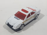 2004 Burger King Matchbox Police Car White Die Cast Toy Car Vehicle