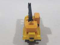 Welly No. 8315 Crane Truck Yellow Die Cast Toy Car Vehicle