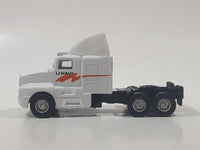 Maisto U-HAUL Semi Tractor Truck White Die Cast Toy Car Vehicle