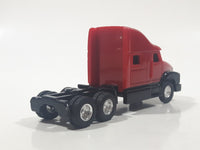 ERTL Semi Tractor Truck Red Plastic Body Die Cast Toy Car Vehicle