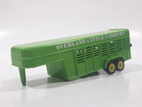 Maisto Countryside Farm & Field Overland Cattle Carriers Livestock Trailer Green Die Cast Toy Car Vehicle with Opening Rear Gate