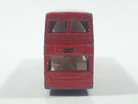 Vintage 1972 Lesney Matchbox Superfast No. 17 The Londoner Bus Red Die Cast Toy Car Vehicle