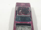 Vintage 1968 Hot Wheels Sweet Sixteen Custom T-Bird Spectraflame Magenta Pink with Black Roof Die Cast Toy Car Vehicle