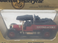 Vintage 1979 Lesney Matchbox Models of YesterYear No. Y-13 1918 Crossley Evans Bros. Coal & Coke Red Die Cast Toy Antique Car Vehicle New in Box