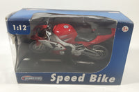 Teamsters Speed Bike X' Motor Red 1:12 Scale Die Cast Toy Motor Cycle with Box