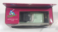 Solido Sixties 4505 1961 Ford Thunderbird Light Green 4 3/4" Long Die Cast Toy Car Vehicle with Opening Hood in Display Case New in Box