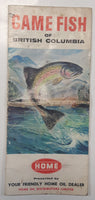 Vintage Home Oil Distributors Game Fish of British Columbia 4" x 9" Paper Pamphlet Booklet