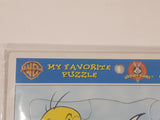 1998 Landoll's Warner Bros. Looney Tunes My Favorite Puzzle Tweety Bird Sylvester Croquet Frame Tray Puzzle