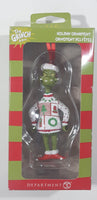 2014 Enesco Department 56 Dr. Seuss The Grinch White Sweater Holiday Ornament New in Box