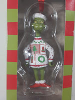 2014 Enesco Department 56 Dr. Seuss The Grinch White Sweater Holiday Ornament New in Box