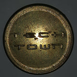 Vintage Famous Players Tech Town Gaming Game Token Metal Coin