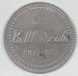 Vintage BallOmatic Niles, MI Golf Themed Metal Token Ball Marker Coin