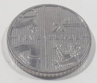 2012 U.K. Great Britain Five Pence Metal Coin