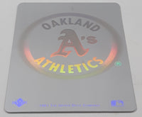 1991 Upper Deck MLB Baseball Oakland Athletics Team Logo Hologram Sticker Trading Card