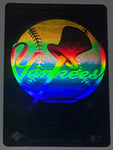 1991 Upper Deck MLB Baseball New York Yankees Team Logo Hologram Sticker Trading Card