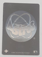 1991 Upper Deck MLB Baseball Houston Astros Team Logo Hologram Sticker Trading Card