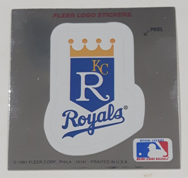 1991 Fleer MLB Baseball Kansas City Royals Team Logo Sticker Trading Card