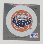 1991 Fleer MLB Baseball Houston Astros Team Logo Sticker Trading Card