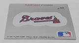1991 Fleer MLB Baseball Atlanta Braves Team Logo Sticker Trading Card