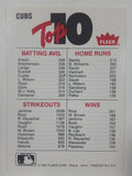 1991 Fleer MLB Baseball Atlanta Braves Chicago Cubs Kansas City Royals Milwaukee Brewers Team Logos Sticker Trading Card