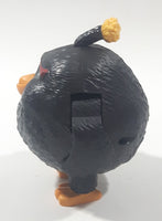 2016 McDonald's Rovio Angry Birds #9 Black Bomb 3 1/2" Tall Plastic Toy Figure