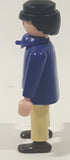 1990 Geobra Playmobil Blue Jacket Cream Pants 2 3/4" Tall Toy Figure