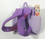 Mattel Viacom Dora The Explorer Backpack and Map Character Small Soft Fabric Purple Bag