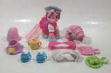 2008 Hasbro My Little Pony Pinkie Pie's Dress Up 3 3/4" Tall Toy Figure with Accessories