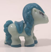 Kinder Surprise MPG FT092 Ponies with Rings Blue Pony 1 1/4" Long Toy Figure